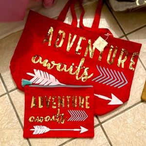 Olive + Hill Boutique bag with a huge extra carry case!